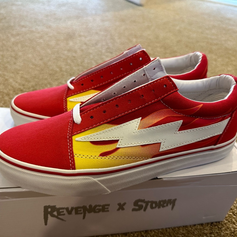 Revenge Storm Red Sneakers